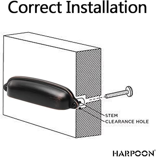 Miniatura 6 de Tiradores europeos antiguos de 3 34 (3.780 in) pulgadas con agujero central para cajones, accesorios para gabinetes de cocina, paquete de 10, bronce