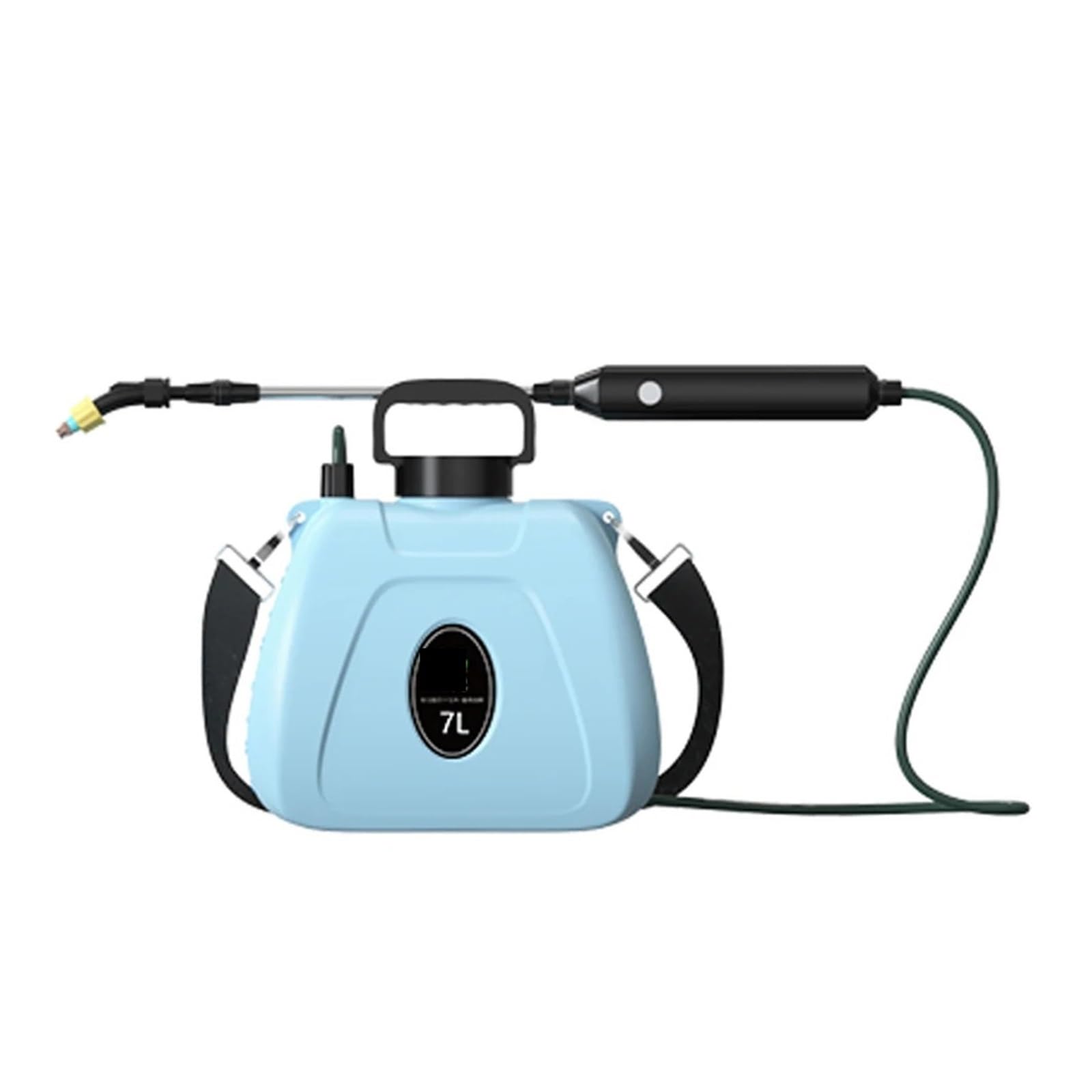 LNHHG 7L Recharable Shouldered Sprinkler, Handheld Electric Sprayer Atomizing Watering Bottle Water Sprayer, Garden Plants Sprayer(Blue 1500mAh)
