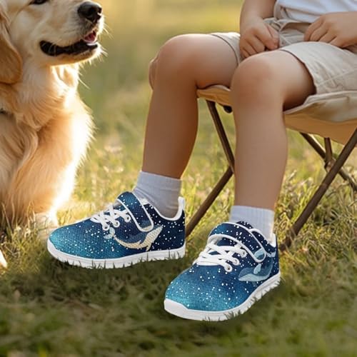 Boys Girls Shoes Kids Tennis Running Athletic School Sneakers for Little/Big Kid Dolphin Pattern3