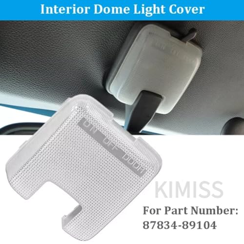 Image of KIMISS Roof Dome Light Cover, 87834 89104 Interior Dome Light Lens Cover ABS Roof Dome for Pickup 1989 to 1995 Vintage Pickup Parts