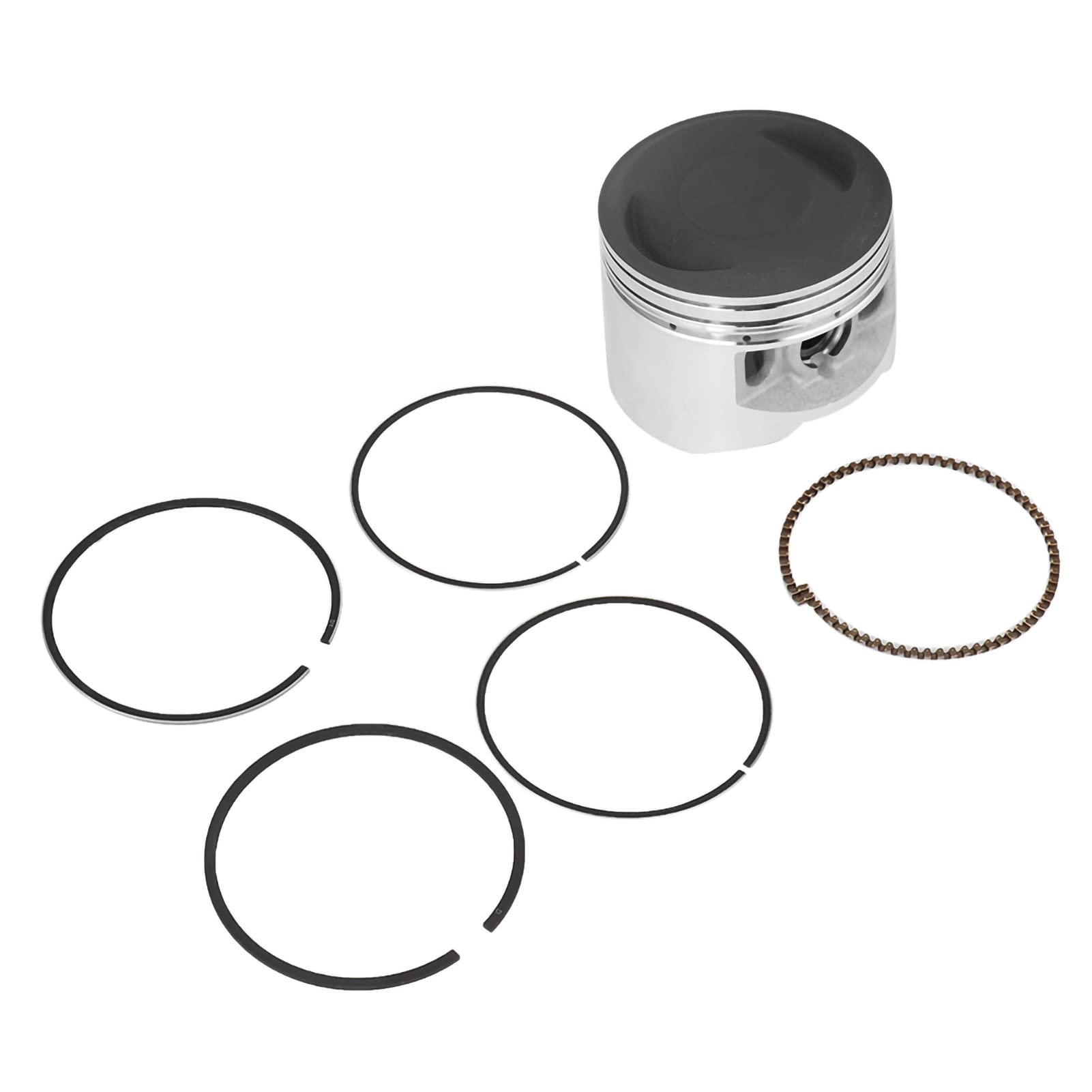 Ejoyous Aluminum Piston Ring Kit, Excellent Wear Withstand, Long Life, Easy Install, 56mm 13mm Compatible, ZHONGSHEN 140c C Engine Pit PRO Dirt Bike Replacement Part