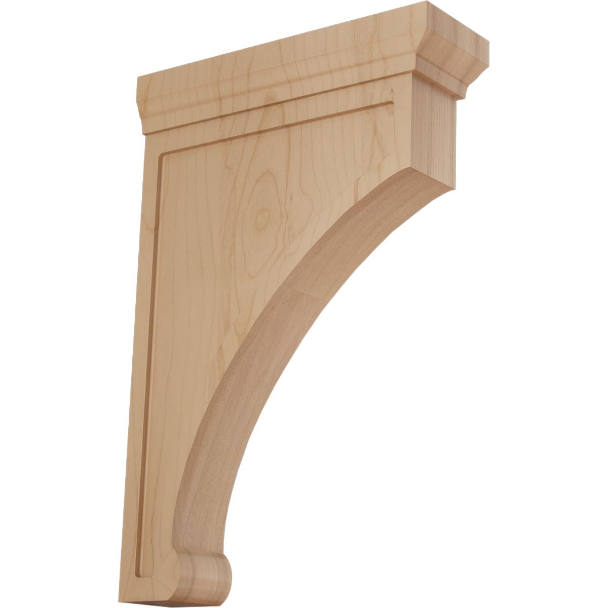 Ekena BKTW02X08X12GOAL 2 1/2-Inch Width x 8-Inch Depth x 12-Inch Height X-Large Gomez Wood Bracket - Alder