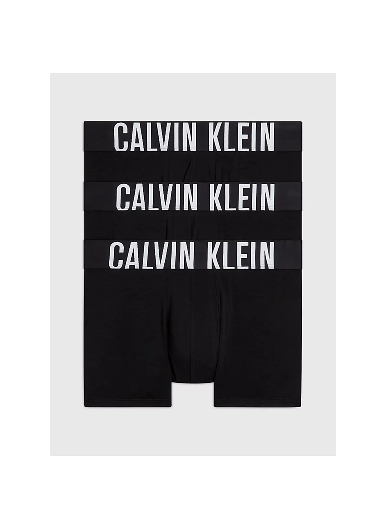 Calvin Klein Men's Black Trunk Intense Power 3P In Cotton