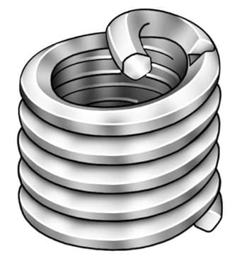 3532-3/8X2.0DSL, Helical Insert, SS, 3/8-16, 0.750 in L, Pk10