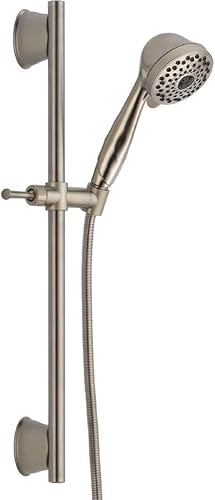DELTA FAUCET 51589-SS, ducha de mano con barra deslizante inoxidable