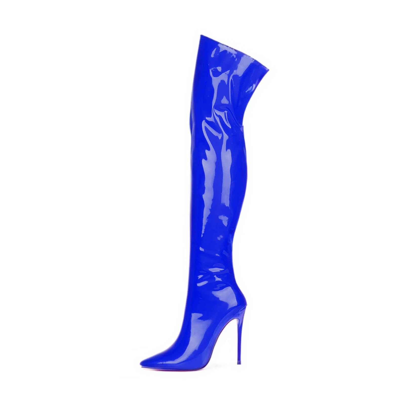 Thigh high boots for women striped Back zipper Burgundy Zebra Print Over the knee Sexy gold white pointed toe Cow Print leopard Magenta stiletto heel