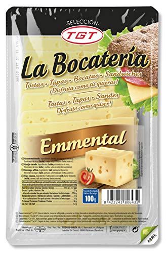 Seleccion TGT La Bocatería Lonchas de Queso Emmental, 100g