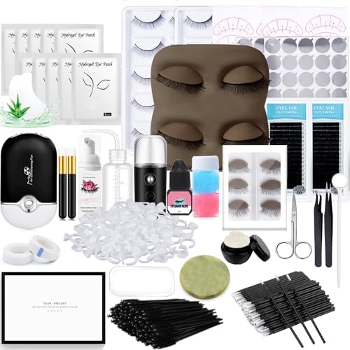 Amazon.com: Vznffur Lash Extension kit for Beginners, Eyelash Extension ...