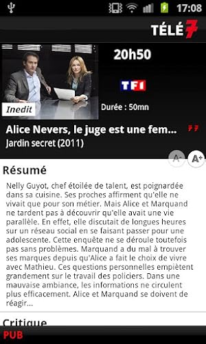 Télé7 programme TV – vue 4
