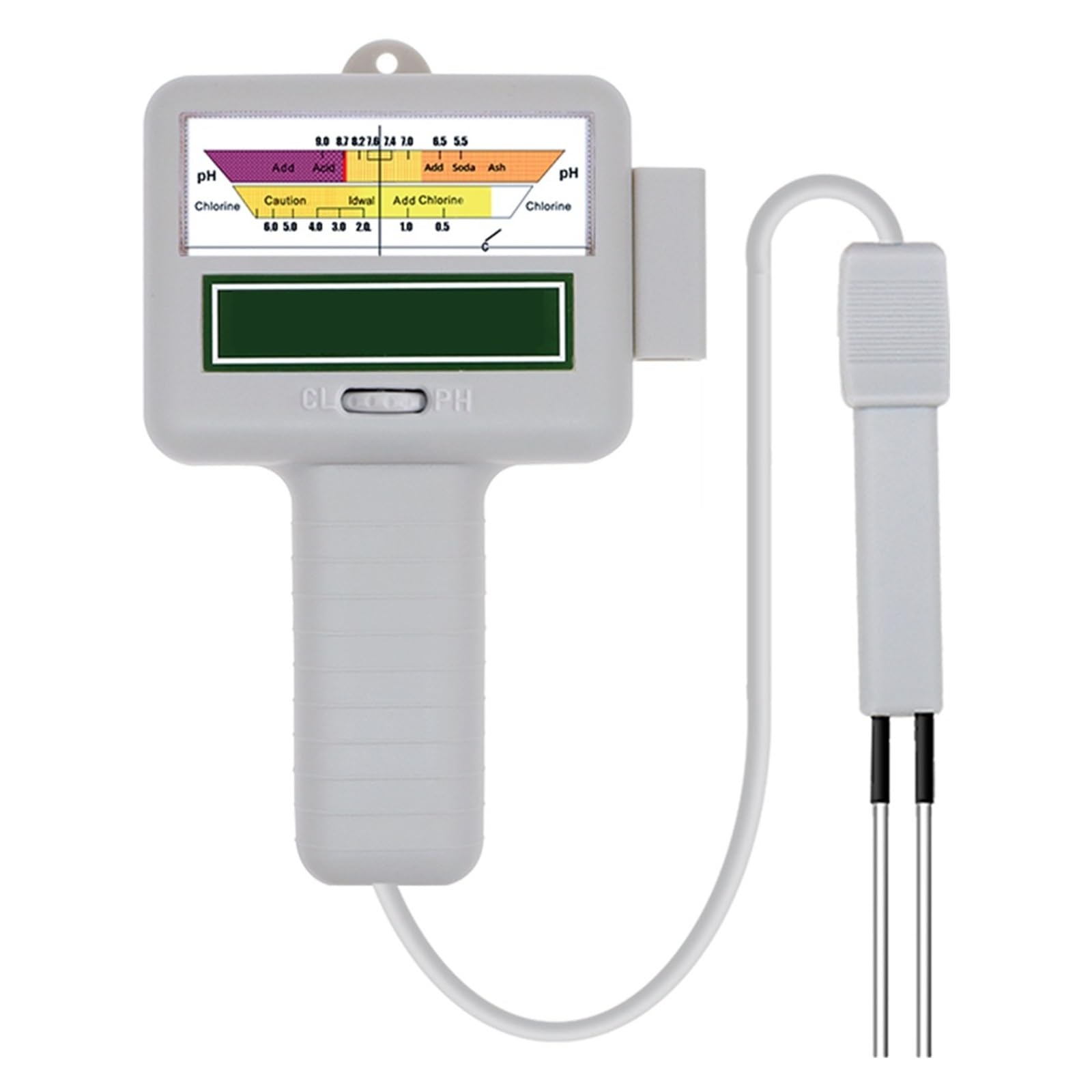 2 In 1 Misuratore Di Cloro PH Tester PH Tester Dispositivo Di Test Della Qualità Acqua Del Cloro Misurazione For Piscina Acquario(B)
