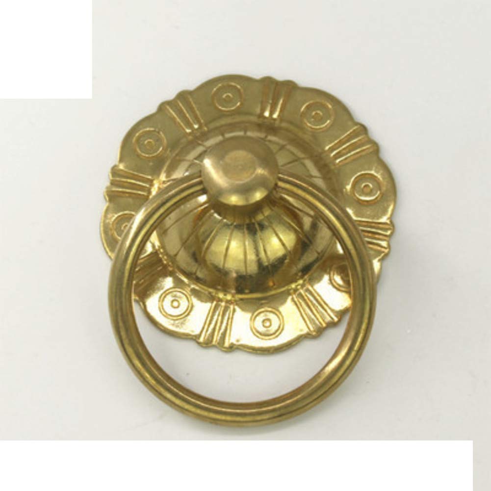 Vintage Lion Door Knocker,antique Brass Hardware Fitting Handcrafted Polished Brass Door Handle For Traditional Home Decor-e 7.3cm(3inch)