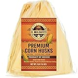 El Molcajete Brand Corn Husks Hojas de Maiz Tamale Wrappers 15 oz