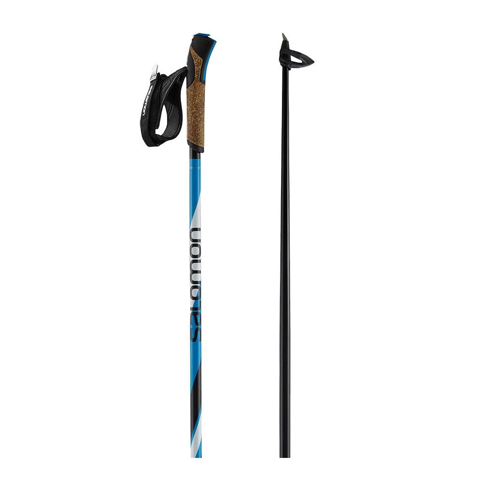 SALOMON - Batons De Ski Nordique R 30 Click Noir Homme - Homme - Taille 175