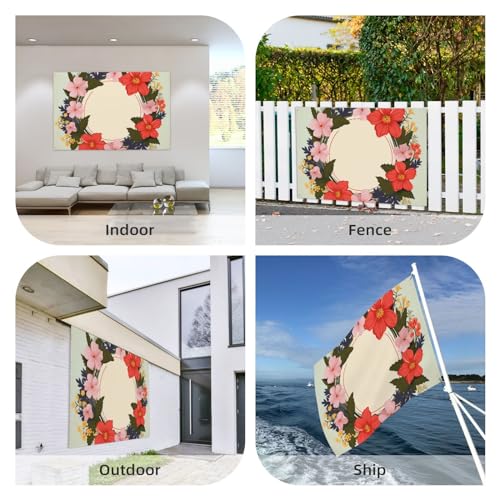 Bannière de décoration murale extérieure grand format contre les murs ternes - 7