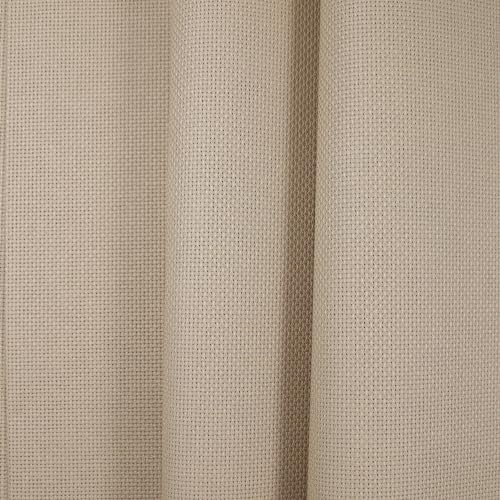 Image of KCS 16CT Counted Cotton Cross Stitch Aida Cloth Fabric (Khaki, 59 inch x 1 Yard)