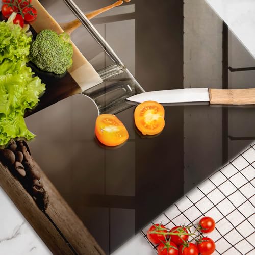 Plaque de protection induction 80x52 cm Wallfluent en verre de cuisson - 5