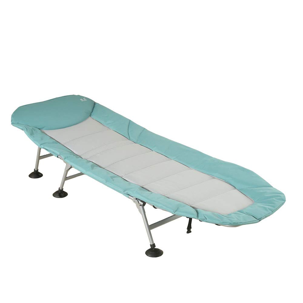Chaise longue inclinable et pliable grand format avec matelas éponge amovible
