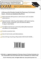 2017-2018 Edition Reference Study Guide for for the Pharmacy Technician Certification Board (PTCB) for PTCE Exam includes more than 500 questions with detailed answers 1940835194 Book Cover