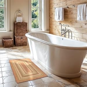 Homespice 20x30” Brown Rectangular Braided Rug. Harvest Brown Jute Rug. Uses- Entryway Rugs, Kitchen Rugs, Bathroom Rugs. Reversible, Rustic, Country, Primitive, Farmhouse Decor Rug Homespice 20×30 Brown Rectangular Braided Rug Harvest Brown Jute Rug Uses Entryway Rugs Kitchen Rugs Bathroom Rugs Reversible Rustic Country Primitive Farmhouse Decor Rug