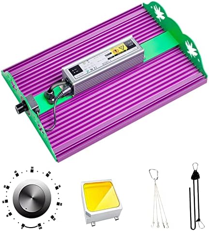 Dimmable Led Grow Light,Full Spectrum Led Grow Lights for Indoor Plants Includes U-V Grow Lights & IR Plant Lights, Waterproof Grow Lights for Indoor Plants with Samsung LEDs for Indoor Plant Growing