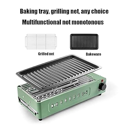 ZJDYDY Indoor-Barbecue-Grill, Tischgrill, elektrischer Indoor-Grill, koreanischer BBQ-Grill, abnehmbare Antihaft… – Bild 5
