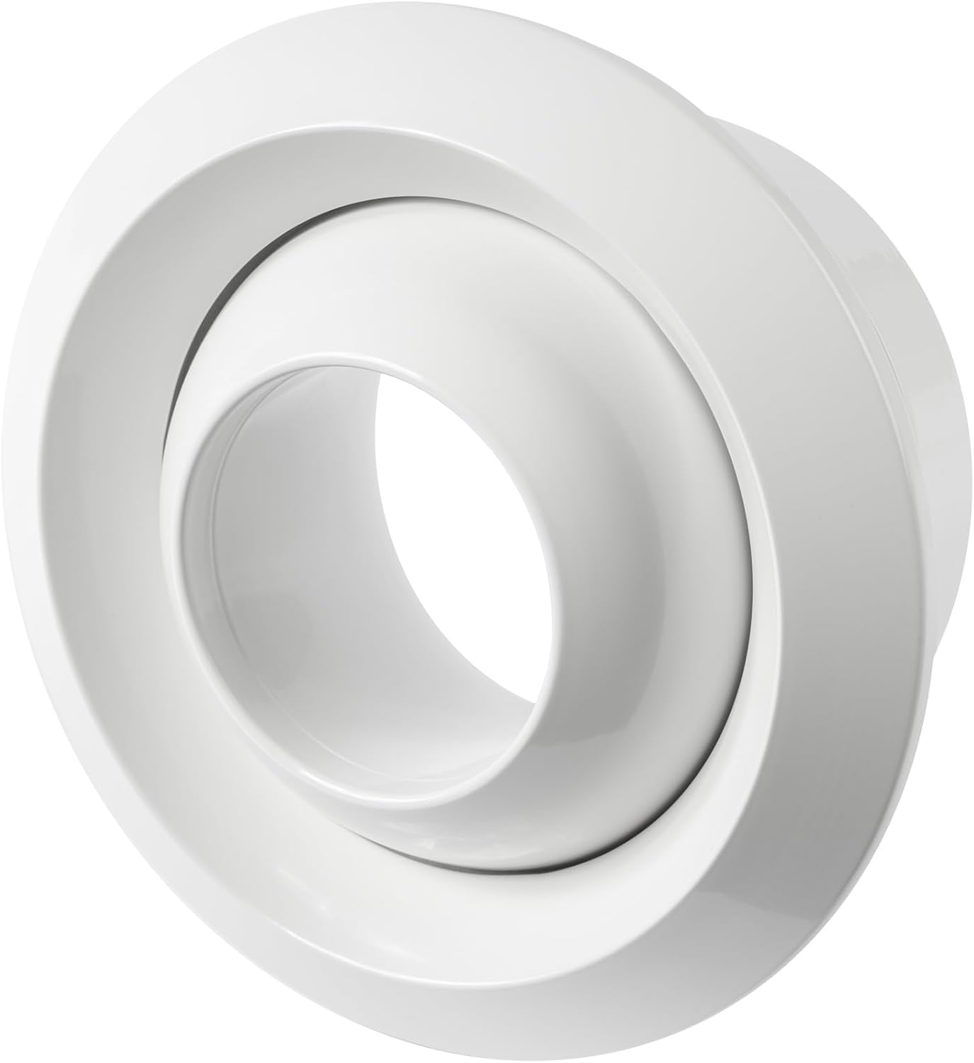 Repa Market 8" Inch White Adjustable Ball Jet Round Vent Diffuser - Vent Cover for Ceiling & Wall - Horizontal, Vertical Air supply - Silent AC Round Ceiling Diffuser for Large Commercial Areas