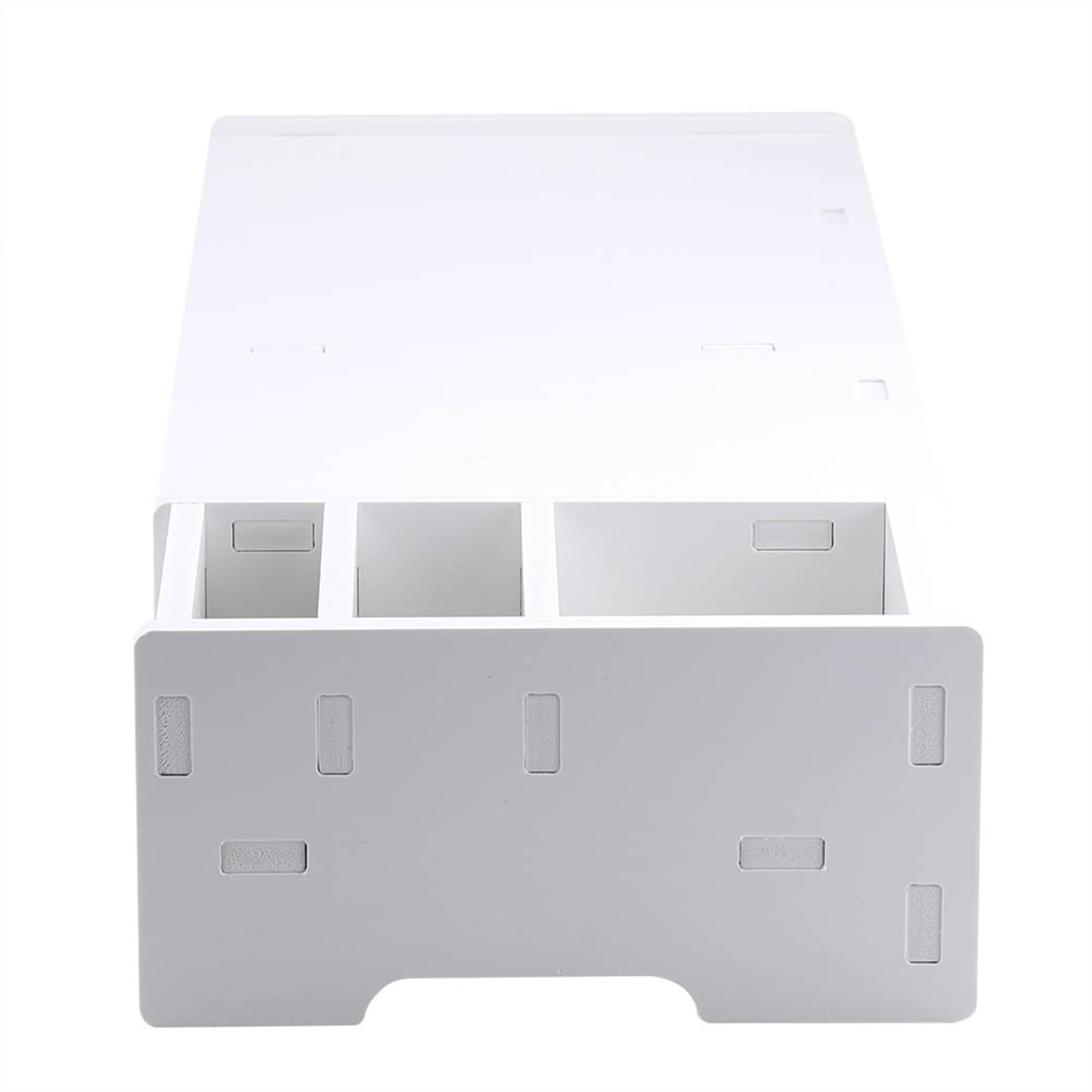 Étagère de bureau au design propre pour ordinateur portable avec modules de rangement chics