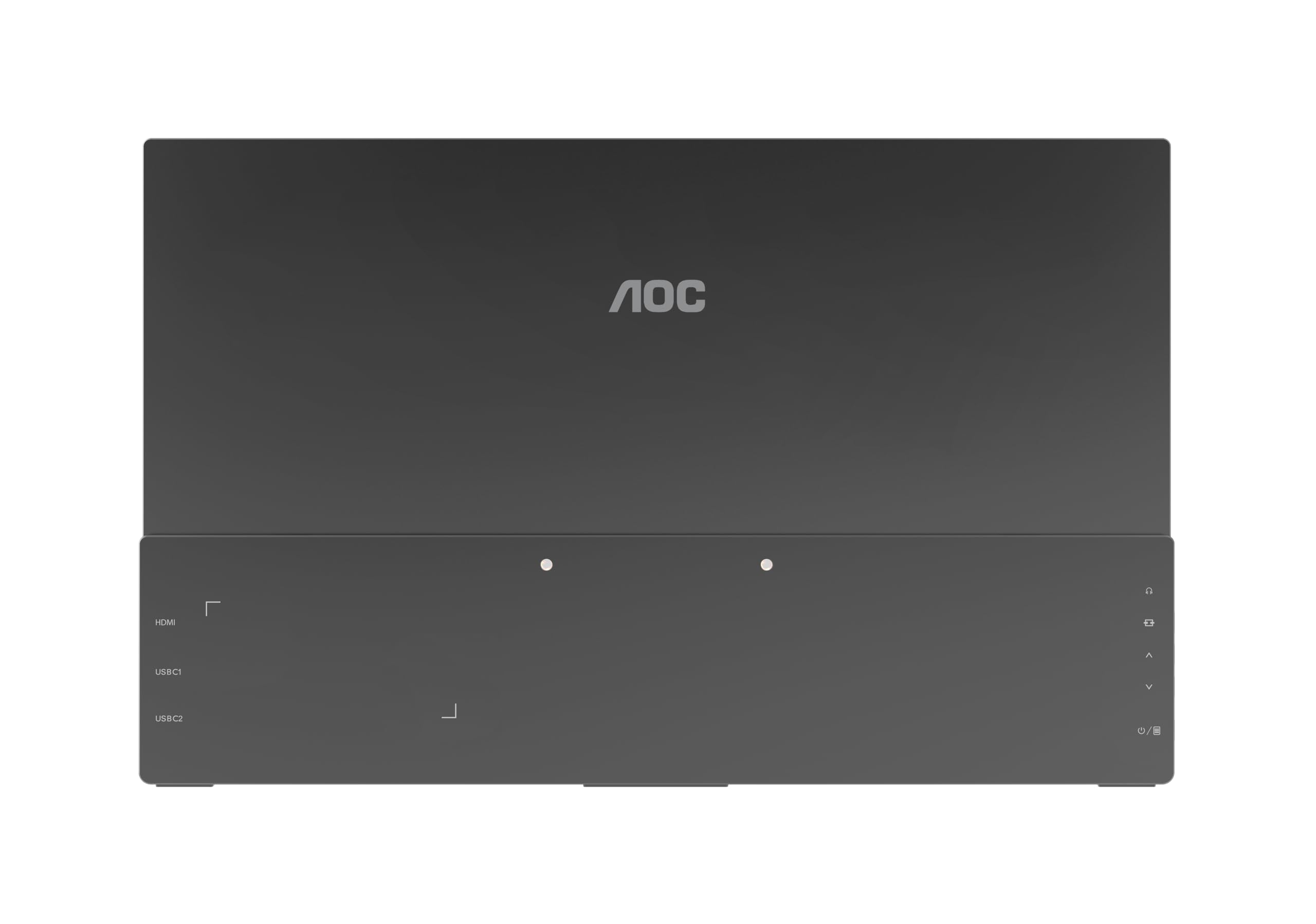 AOC 16T20E2 Monitor FHD 40.6 cm 60 Hz, panel IPS, 5 ms GtG, głośniki, (1920 x 1080 HDMI 1x Mini HDMI USB Hub) czarny