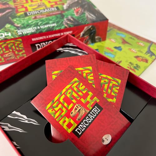 BrainBox: Dinosaurier – Gedächtnisspiel Für 1+ Spieler Ab 5 Jahren, Italienische Ausgabe