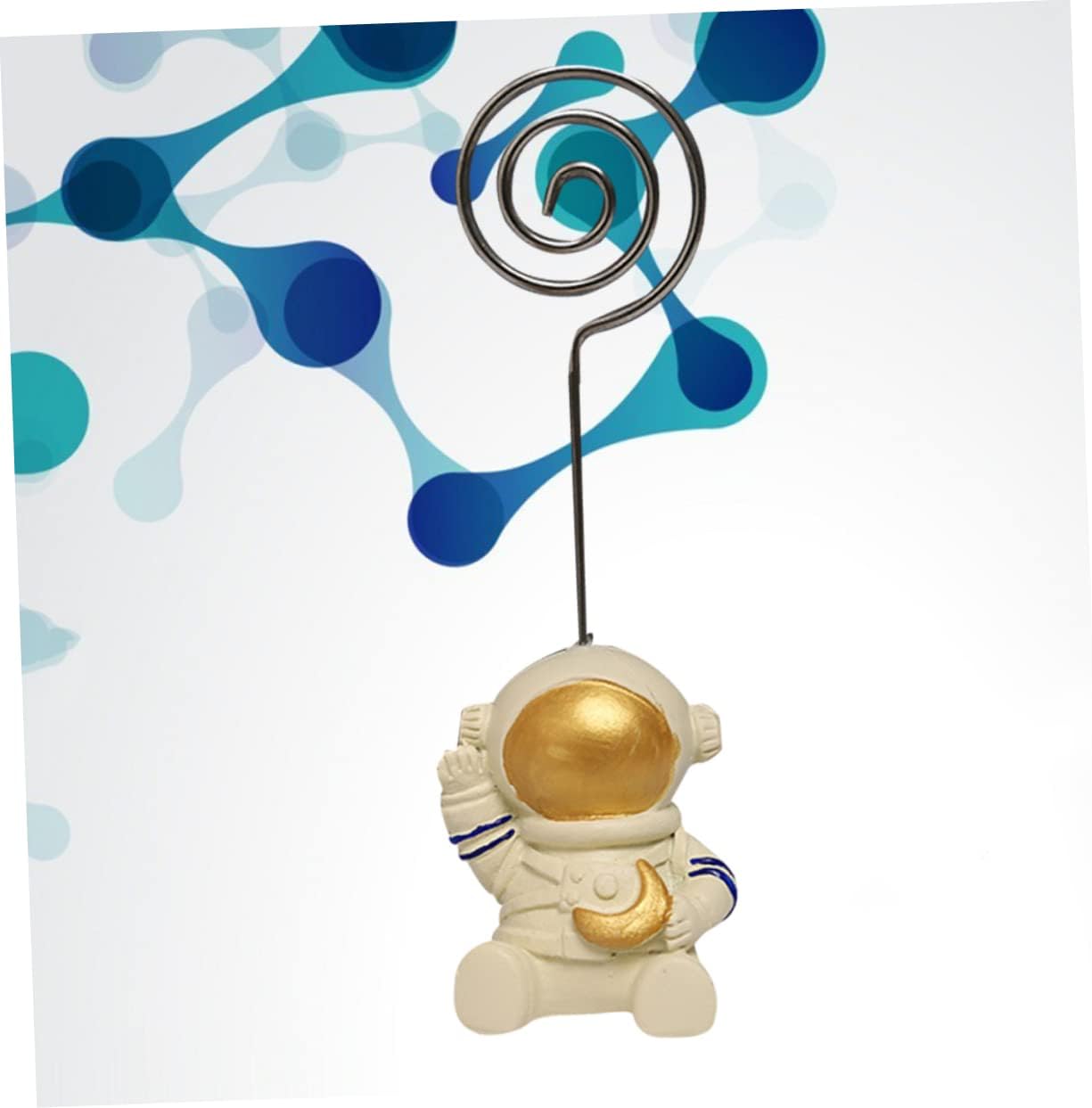 Desk Photo Clip Holder Astronaut Pencil Holder for Home Office Strong Construction