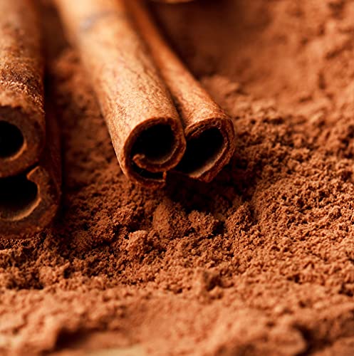 The Spice Lab Organic Cinnamon Powder Ground - Gluten Free Cinnamon Powder For Cinnamon Rolls, Apple Pie, Coffee Drinks & Meat Dishes - 1.6 Oz French Jar - Kosher & Non Gmo Organic Cassia Cinnamon #TOP4
