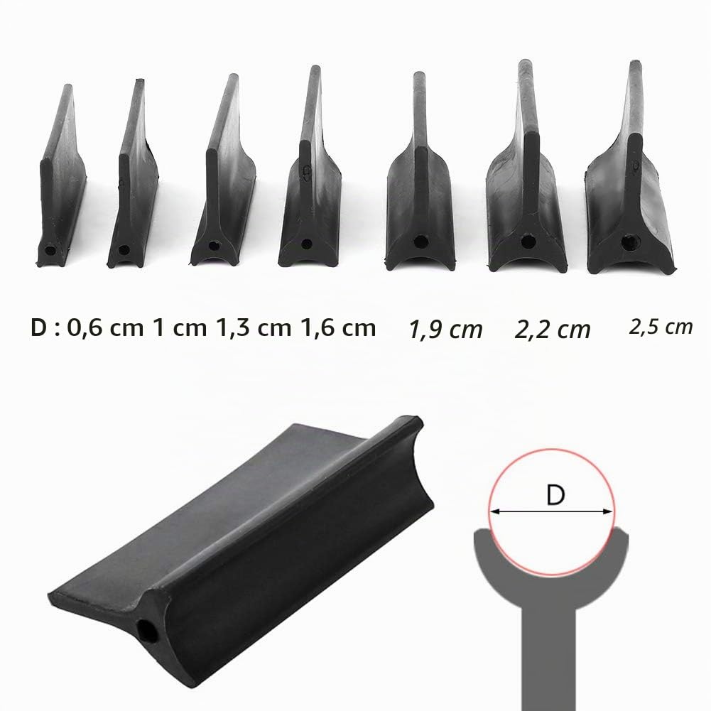 Bloc de ponçage, pack de 14 poignées en caoutchouc, conçues pour ponçage précis et finition parfaite, idéal pour les travaux de menuiserie, restauration de meubles et sculpture à la main