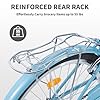 Cyclist Sawyer Beach Cruiser Bike for Women, 26 inch Adults Bicycle Single Speed, Bicycle for Women with Basket & Steel Rack, Women's Bike for Commuting, Step Through City Bike for Adults, Blue #4