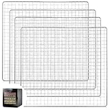Baderke 13 x 12 Inches Dehydrator Trays Compatible with CP267-FD Only Stainless Steel Dehydrator Drying Mesh Screens Stainless Steel Tray for Drying Fruit Food(4 Pcs)