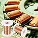 MECCANIXITY 42 AWG Magnet Wire, 42 Gauge Enameled Copper Wires 8 oz Magnetic Coil Wire for Transformer Motor Electric, F Grade 311 Fahrenheit (155 Celsius), Copper Color