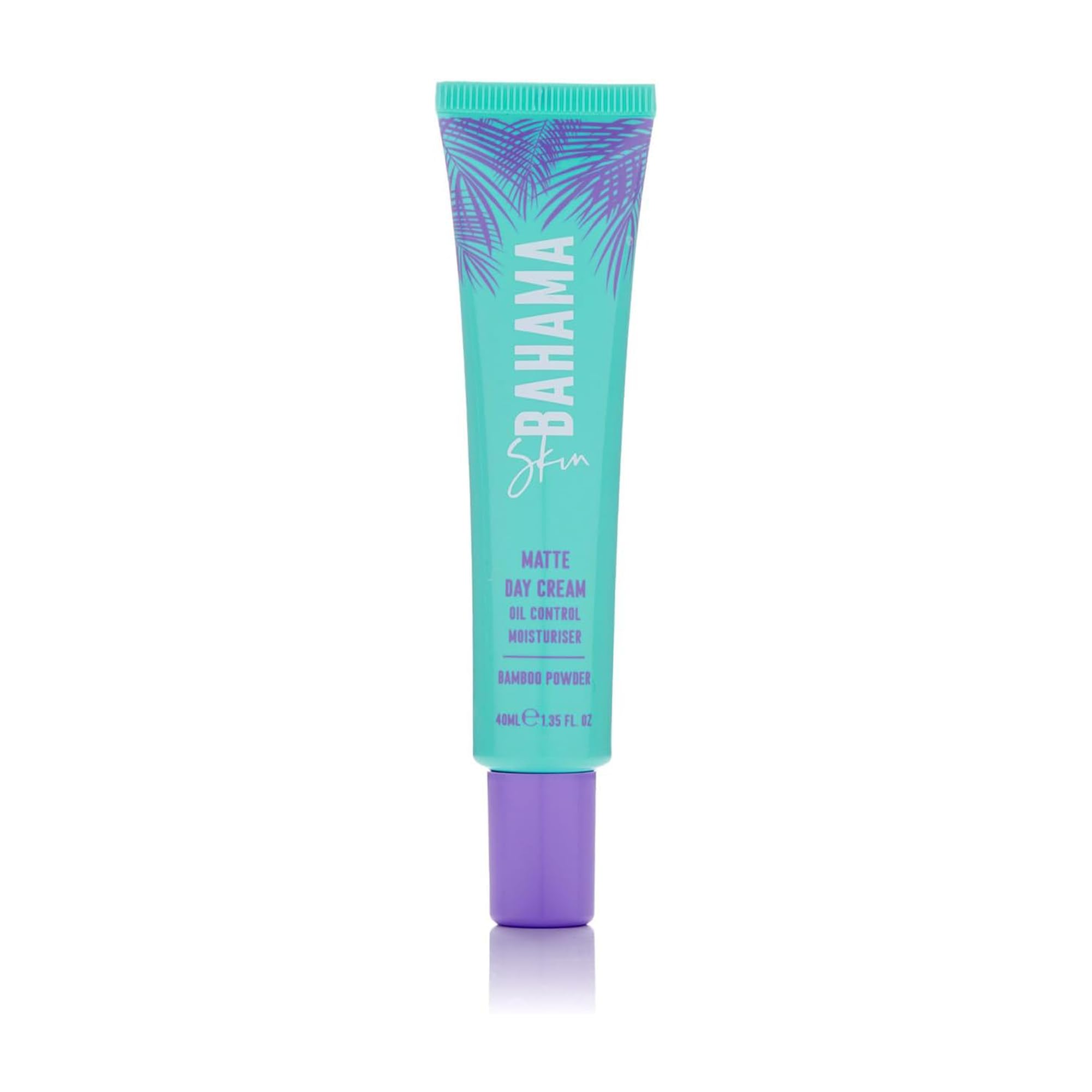 Bahama Skin Matte Day Cream - Oil-Free Moisturiser with SPF, Hydrating & Pore-Minimizing Formula for Oily & Combination Skin - 40ml