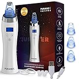 The Original Comedo Suction Microdermabrasion Machine Blackhead Removal 4-IN-1 Multi-Functional Probe Rechargeable Skin Peeling Machine By Puranex