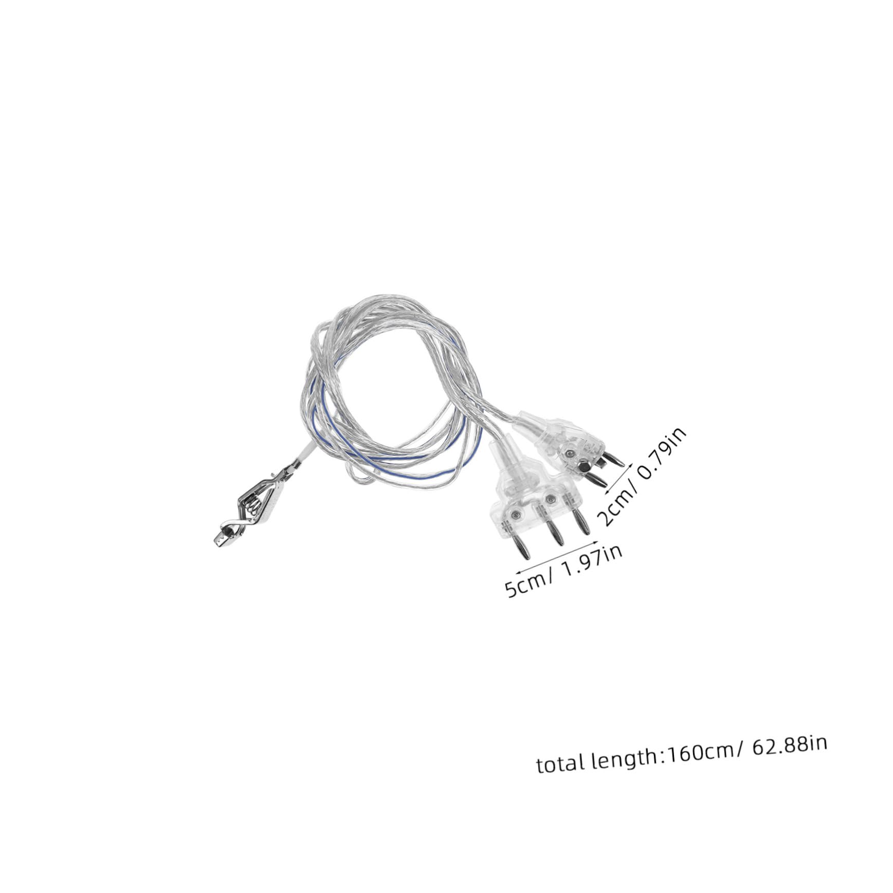 Toddmomy Fencing Foil Multi-Function Fencing Wire Professional Fencing Foil Cord Fencing Foil Wire Equipment Fencing Foil Body Cord Cable for Fencing Electric Wire Transparent