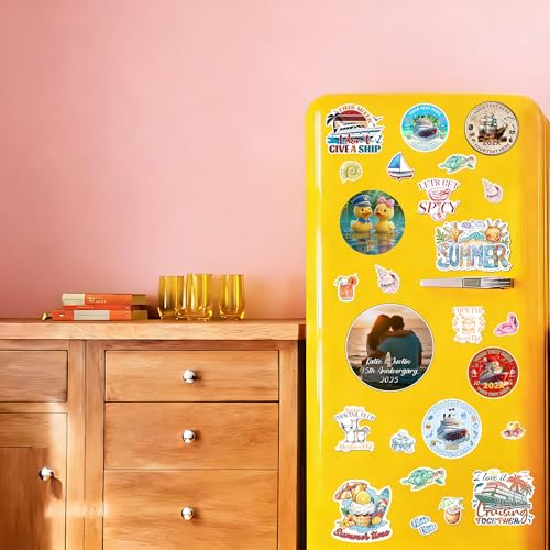 Imán Decorativo Personalizado para Puerta de Crucero Redondo miniatura 7