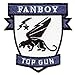 Top Gun Maverick Fanboy Badge Patch Classic Pilot Shield Embroidered Iron On