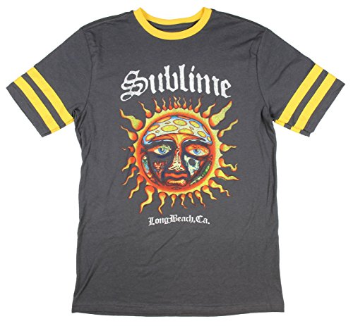 Sublime Long Beach CA Hockey Graphic T-Shirt - Large