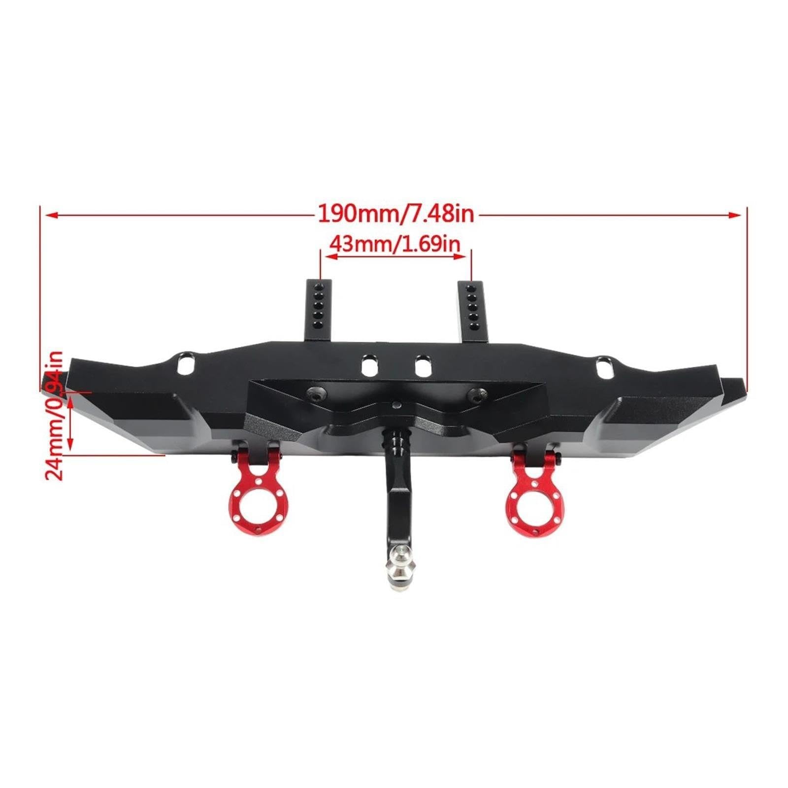 Per Traxxas Per TRX4 1/10 Rc Paraurti Posteriore Pezzi Ricambio