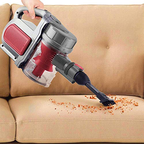 BAKAJI HVC 150.580.57R cycloonstofzuiger, draadloos, lithium batterij 18 V-2200 mAh, rood, 0,8 liter - Image 6