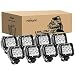 Nilight NI 06A-18W 8PCS 18W 1260lm Spot led pods Driving Fog Road Lights Bar Jeep Lamp,2 Years Warranty