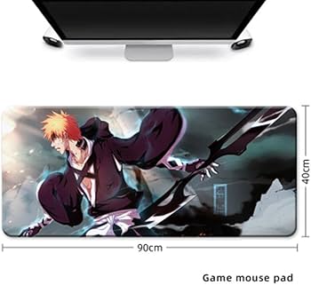 Amazon.co.jp: ブリーチ マウスパッド BLEACH 黒崎一護 大型プレー