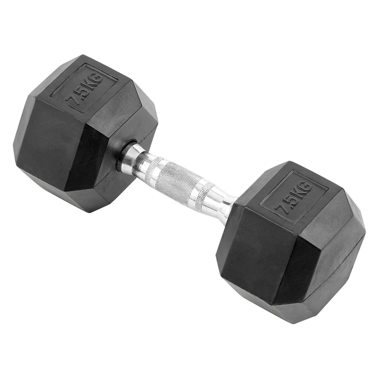 Hex Dumbbells 10kg | 12.5kg | 15kg | 20kg | Singles and Pairs | Weights (7.5Kg x1 (Single))