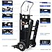 Electric Stair Climbing Dolly, 1250W Powered Stair Climber Hand Truck, 900Lbs Capacity Folding Stairclimber Cart with Telescopic Handle, All-Terrain Moving Equipment for Homel (Track & Wheel)