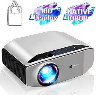 GooDee YG620 Native 1080p Projector 300" Full HD LCD Video Projector 1920x1080 Home