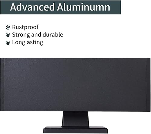 Miniatura 2 de Eliphil Luces de pared para exteriores, luces de porche hacia abajo, lámpara exterior moderna, aplique de pared impermeable antioxidante, 14 W,