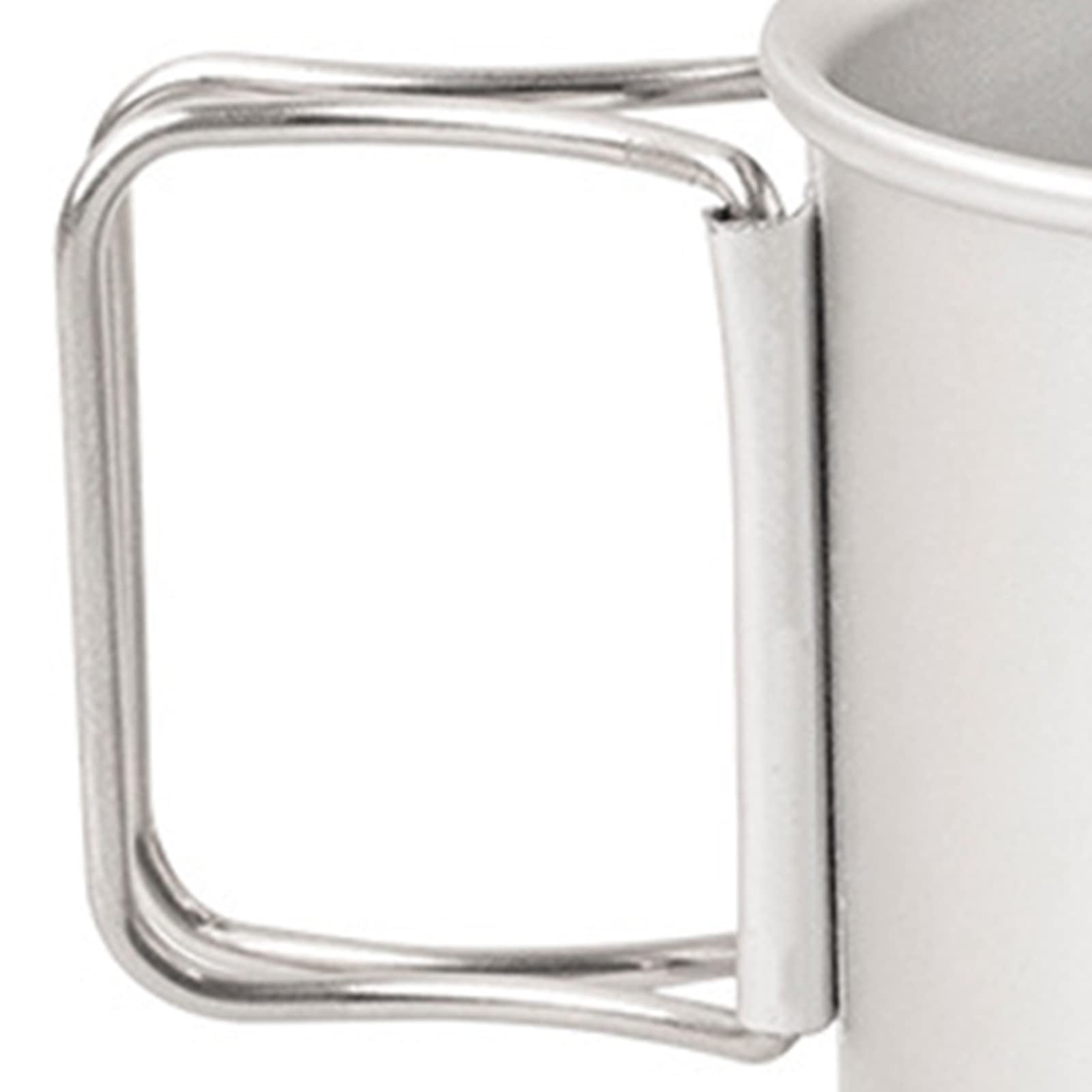 Metal Générique Tasse Métal Camping 8.3cm - Alliage Aluminium/inox - Parfait Randonnée, Pique-nique, Vélo Tasse Camping